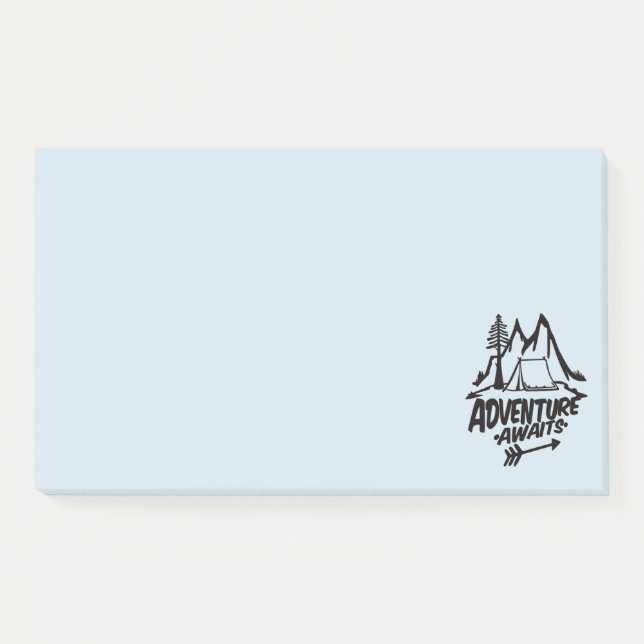 Post-it® Adventure Await Camping (Devant)