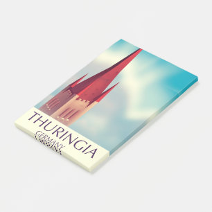 Post-it® Affiche de voyage Allemagne Thuringe