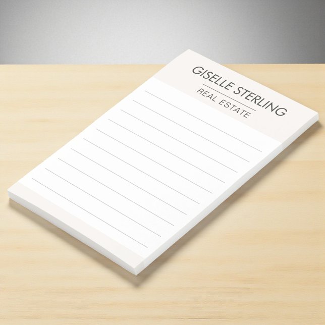 Post-it® Agent immobilier Neutral Professionnel (Créateur téléchargé)