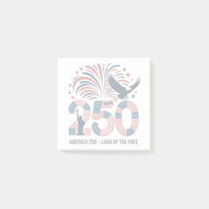Post-it® Aigle chauve élégant Amérique 250 Terre de la libe