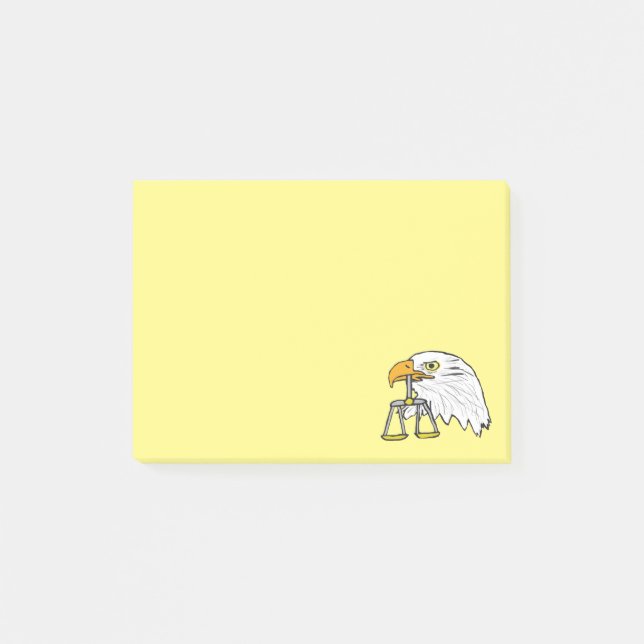 Post-it® Aigle juridique (Devant)