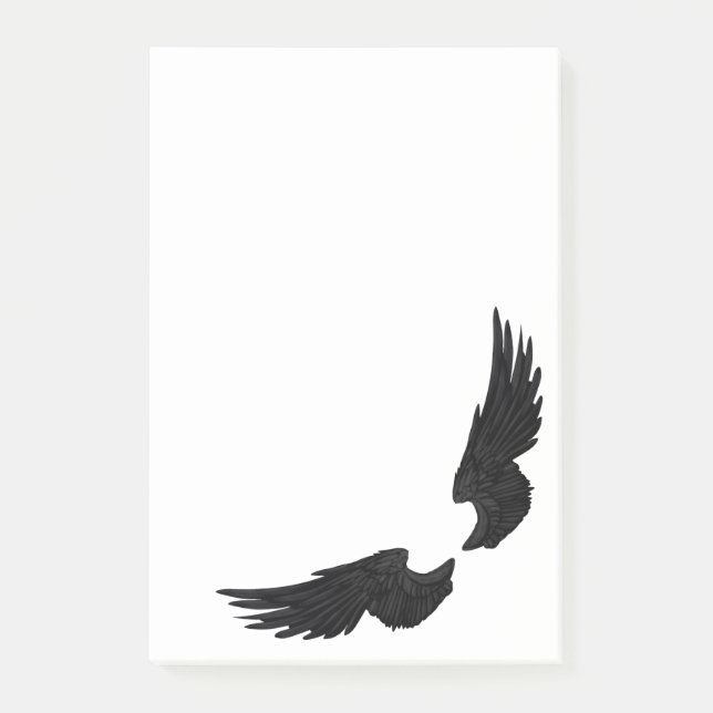 Post-it® Ailes de l'Ange Noir Falln (Devant)