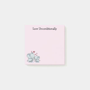Post-it® Aimer les éléphants inconditionnels
