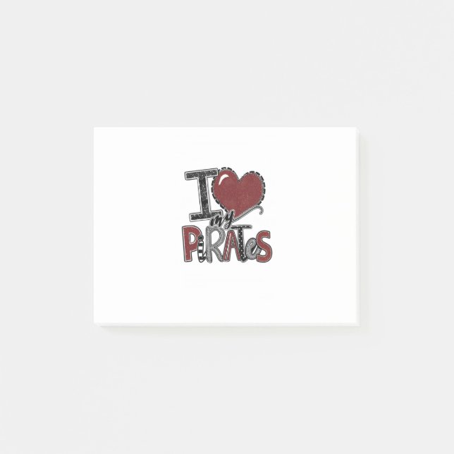 Post-it® Aimer mes pirates (Devant)