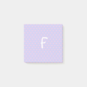 Post-it® Ajouter les notes post-it Pois violettes lumineuse