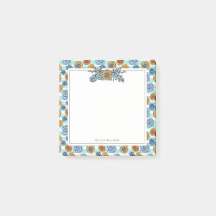 Post-it® Ajouter votre nom   Aquarelle Succulente