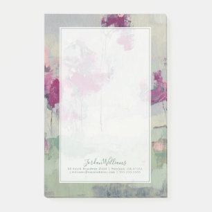Post-it® Ajouter votre nom Treeline Fuchsia