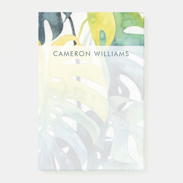 Post-it® Ajoutez votre feuille nommé de palmier de coucher (Devant)