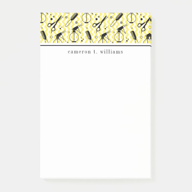 Post-it® Ajoutez votre motif | jaune nommé d'outil de (Devant)