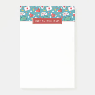 Post-it® Ajoutez votre motif   Médicale nommé d'icône