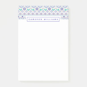 Post-it® Ajoutez votre motif   mexicain nommé d'art