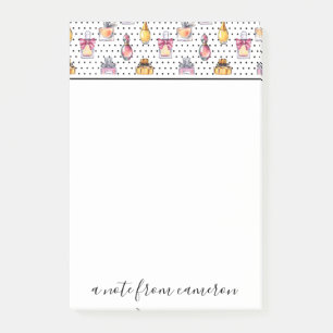 Post-it® Ajoutez votre motif nommé de bouteille de   Parfu