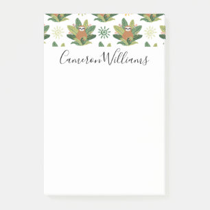 Post-it® Ajoutez votre motif   tropical nommé de paresse