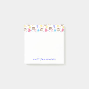 Post-it® Ajoutez votre motifs tropicaux nommé de paresse