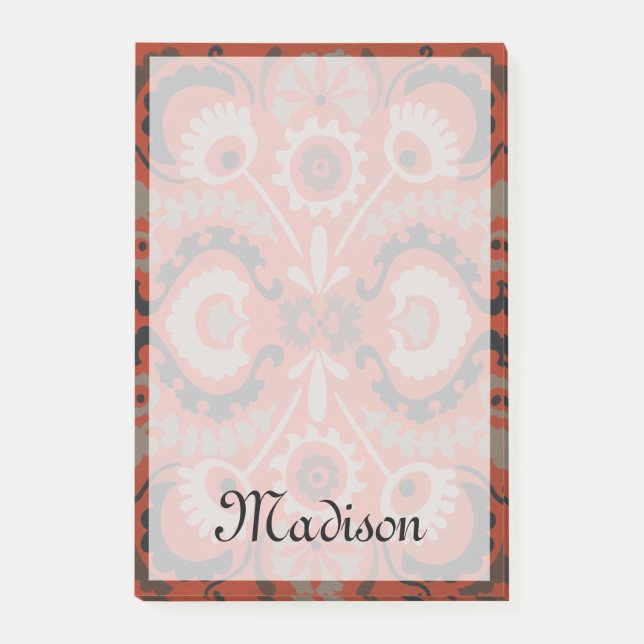 Post-it® Ajoutez votre nom | Cinnabar Suzani I (Devant)