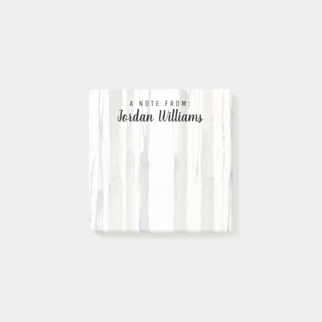 Post-it® Ajoutez votre nom | Duo Tone Trees II (Devant)