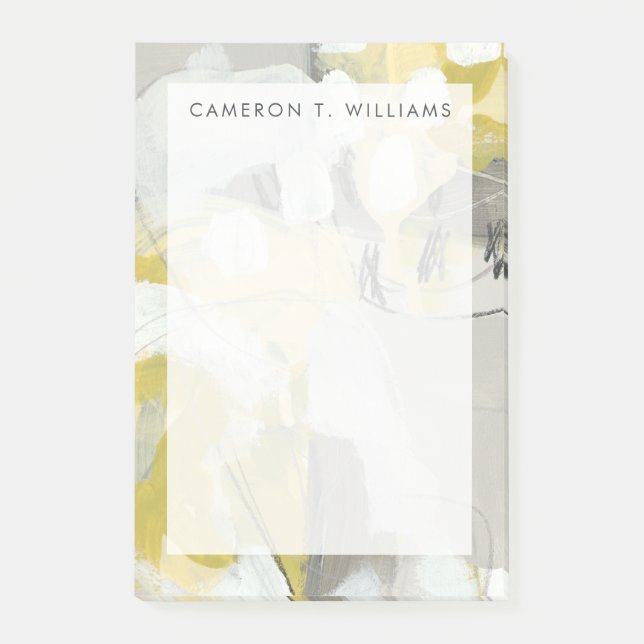 Post-it® Ajoutez votre nom | Mist Citron (Devant)