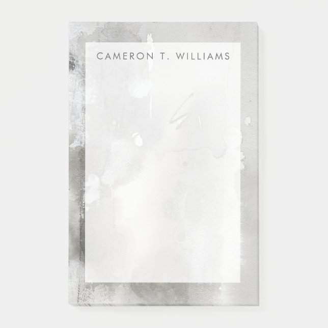 Post-it® Ajoutez votre nom | Objets mystiques - Gris (Devant)