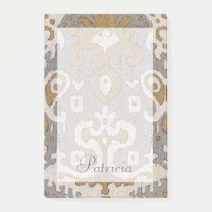 Post-it® Ajoutez votre nom   Ochre Ikat I
