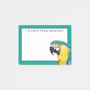 Post-it® Ajoutez votre oiseau   tropical nommé de perroque