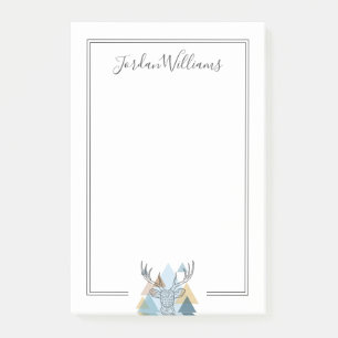 Post-it® Ajoutez votre portrait géométrique nommé de