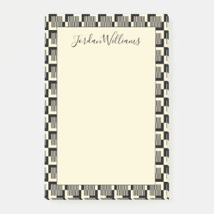 Post-it® Ajoutez votre   rétros motifs noirs et bronzages