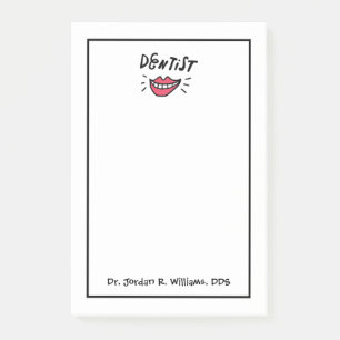 Post-it® Ajoutez votre sourire nommé de dentiste de  