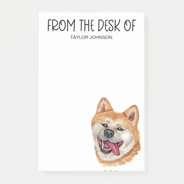 Post-it® Akita Inu Lover (Devant)