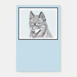 Post-it® Alaskan Klee Kai Peinture - Cute Original Chien Ar
