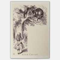 Alice vintage dans la grimace de chat du pays des