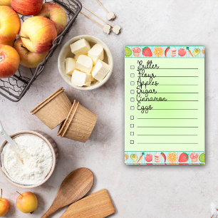 Post-it® Alimentation colorée BG verte à faire liste 4" x 6