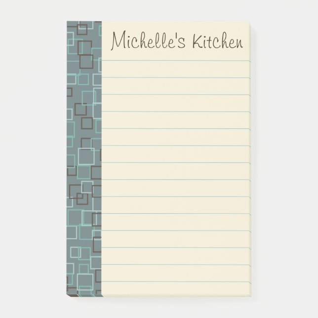 Post-it® Alimentation personnalisée Kitchen Post It Notes C (Devant)