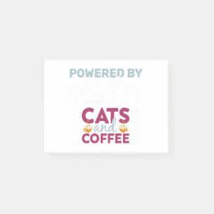 Post-it® Alimenté Par Les Chats Et Café