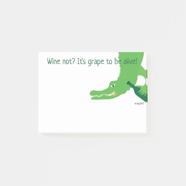 Post-it® Alligator très hanche (Devant)