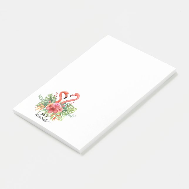 Post-it® Allons Flamingle  (Incliné)