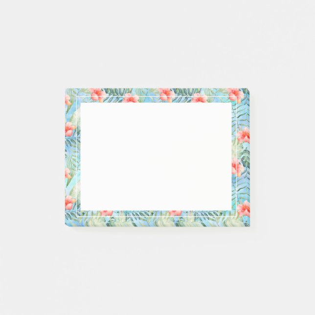 Post-it® Aloha tropical Hibiscus Floral (Devant)
