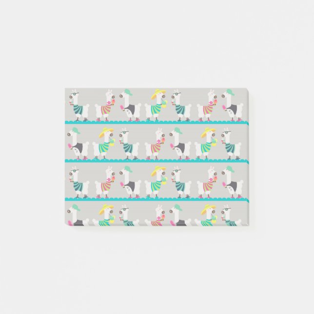 Post-it® Alpacas d'été (Devant)