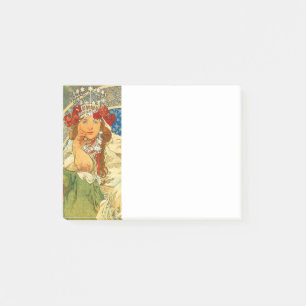 Post-it® Alphonse Mucha Art Nouveau Princesse Hyacinth