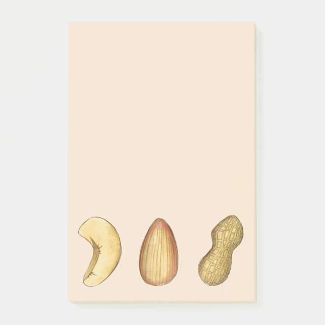 Post-it® Amande d'arachide Cashew Snack Alimentation Nut No (Devant)