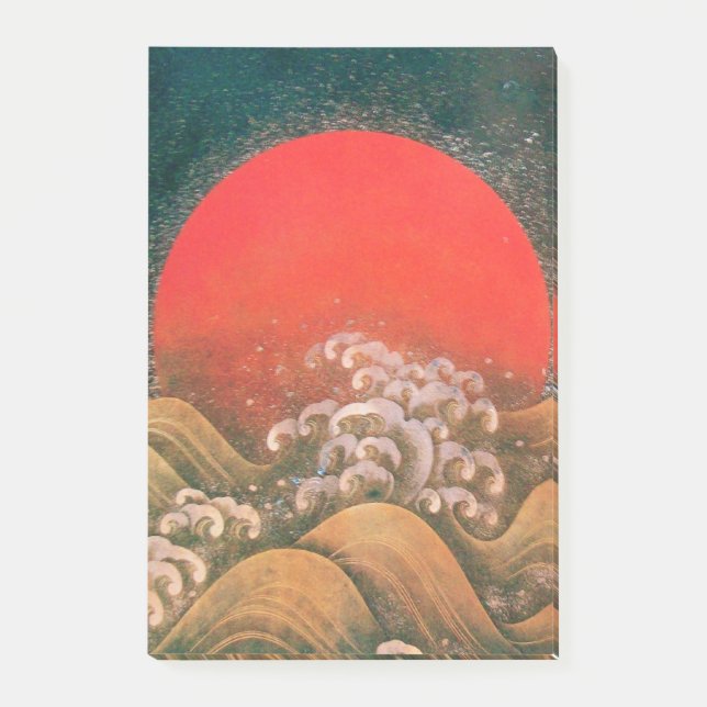 Post-it® AMATERASU SUN GODDESS Rouge Noir Brown (Devant)
