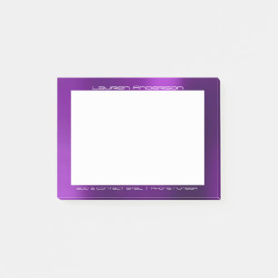 Post-it® Améthyste Plum violet Bureau Personnalisé