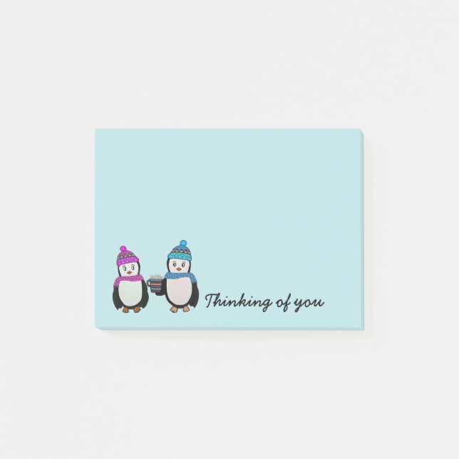 Post-it® Amis de pingouin (Devant)