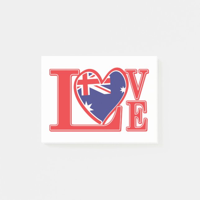 Post-it® Amour-Australie (Devant)