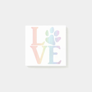 Post-it® Amour Classique Arc-en-ciel