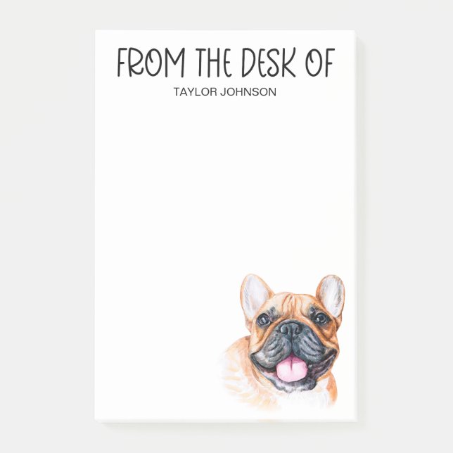 Post-it® Amour de Bulldog (Devant)