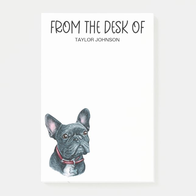 Post-it® Amour de Bulldog (Devant)
