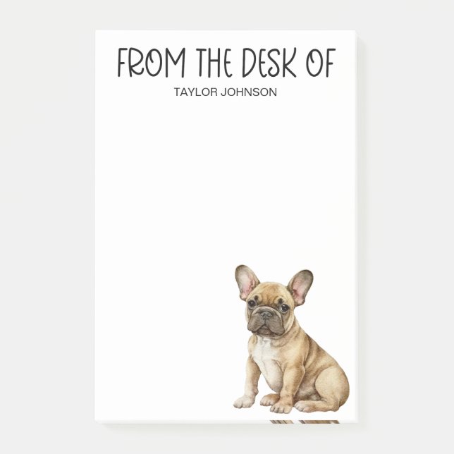 Post-it® Amour de Bulldog (Devant)