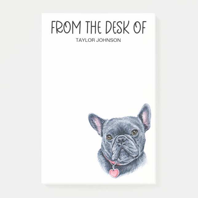 Post-it® Amour de Bulldog (Devant)