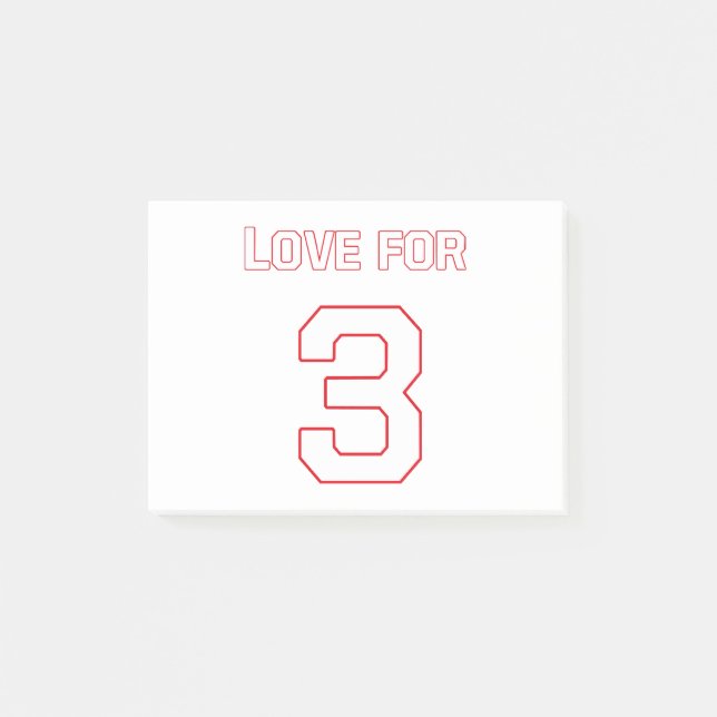 POST-IT® AMOUR POUR 3 (Devant)