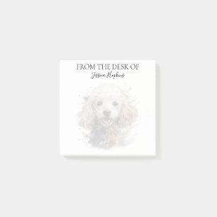 Post-it® Amoureux du Caniche Monogrammé Chien